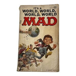 Signet Book It's A World, World, World, World, MAD Paperback Book 7th Printing